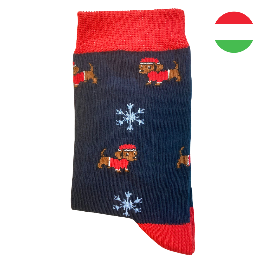 Karácsonyi tacskós bokazokni