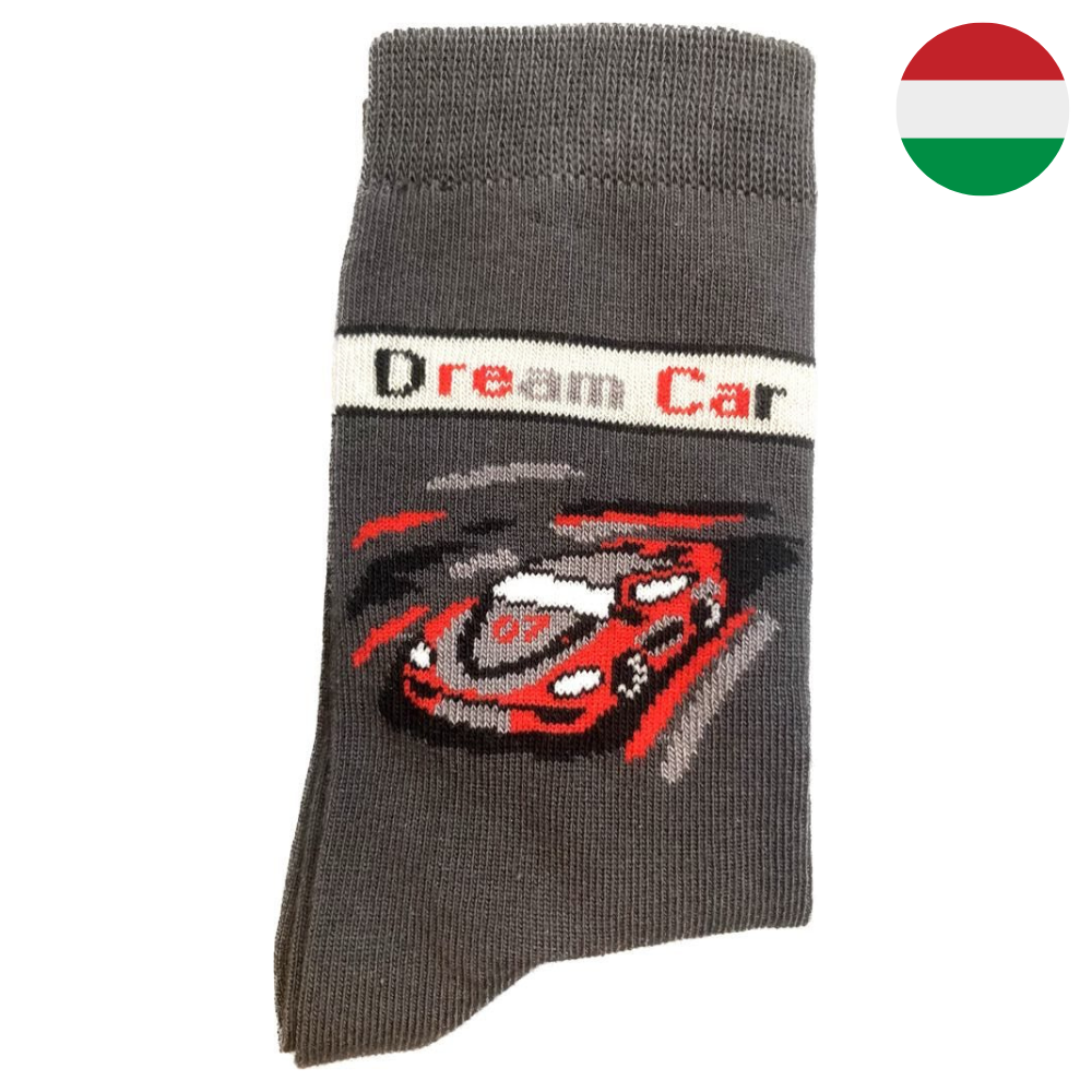 Versenyautós ,,Dream car” gyerekzokni