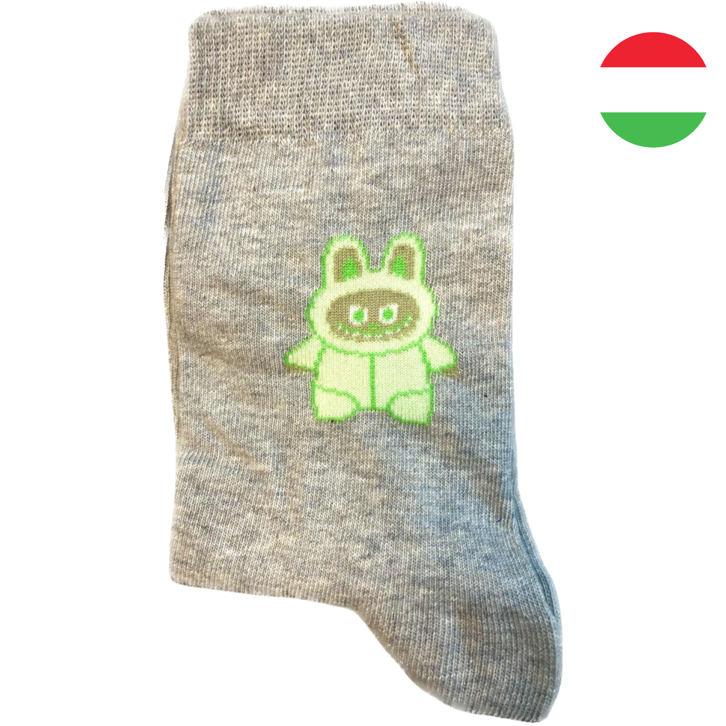 Labubu mintás bokazokni