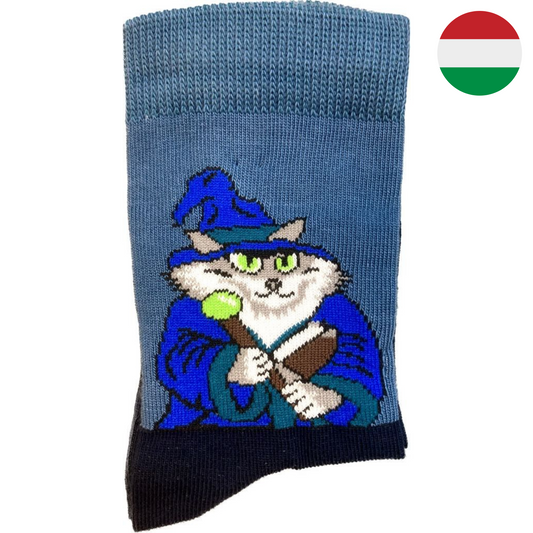Varázslómacskás gyerekzokni