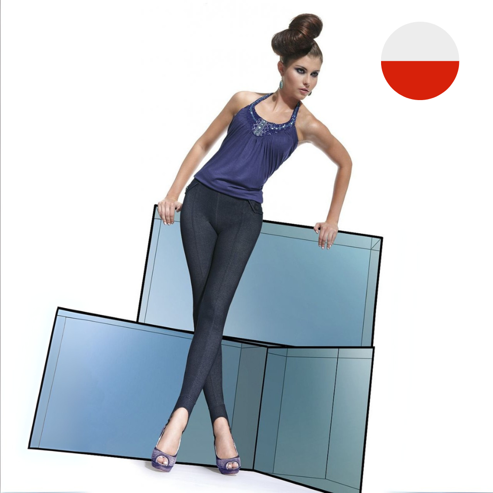Luisa alulpántos farmer hatású legging