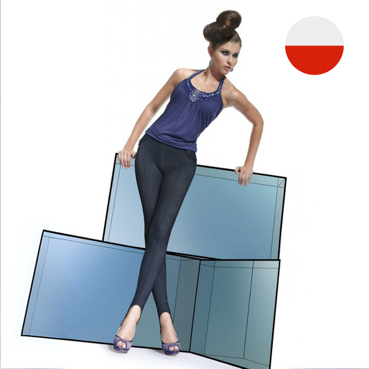 Luisa alulpántos farmer hatású legging