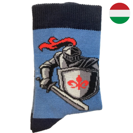 Lovag mintás gyerekzokni